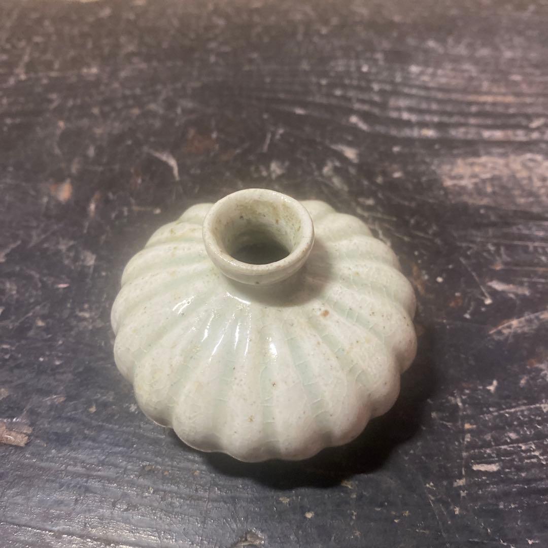 中国古玩具　白磁油壺7cm3.5cm