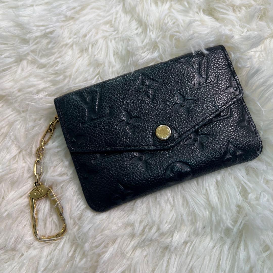 ルイヴィトン　ポシェットクレ　アンプラント　ブラック　ケース