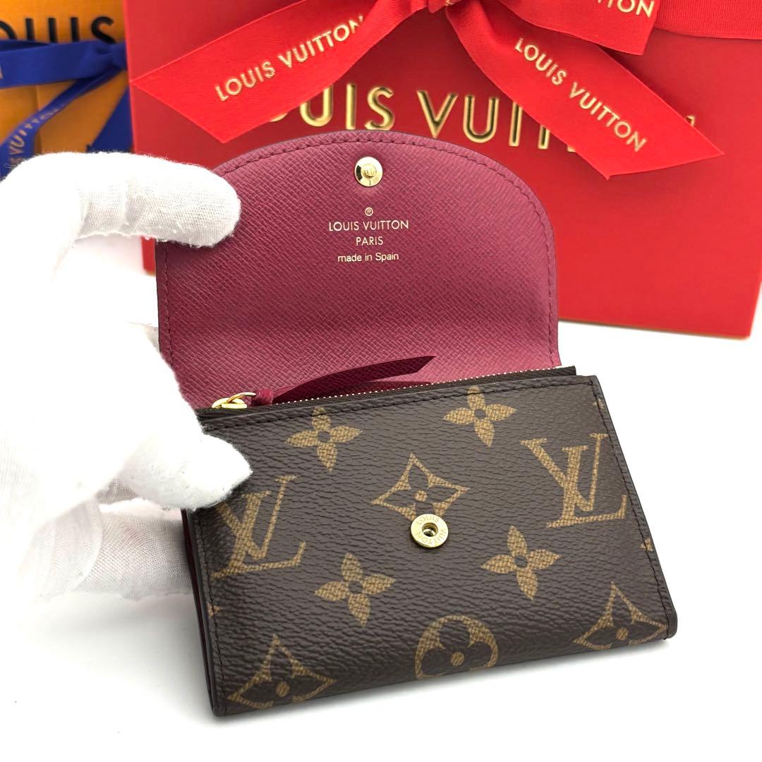 ☆極美品☆新型☆ルイヴィトン ケース 財布 モノグラム ポルトモネロザリ