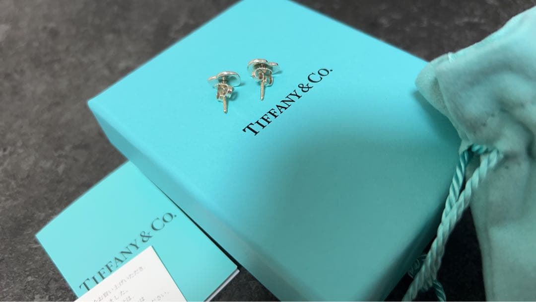 Tiffany & Co. ハートタグピアス　リターントゥティファニー　ダイヤ