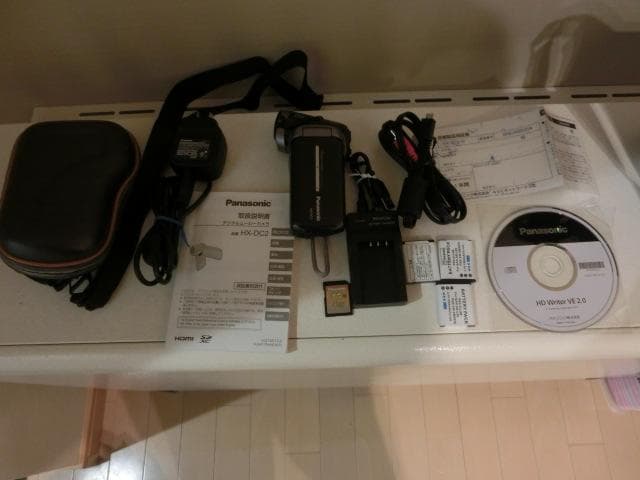 パナソニック　デジタルムービーカメラ HX-DC2（美品…完動）付属いっぱい