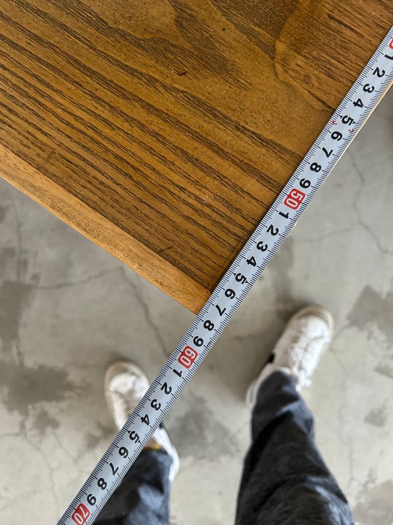 【中古】美容室両面鏡セット面 木製アンティーク 1台 その2