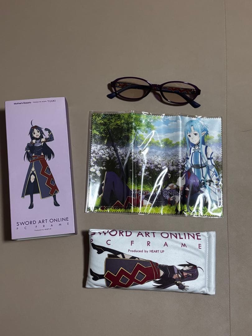 【限定】ソードアートオンライン　ハートアップ コラボメガネ全4種【新品　未使用】