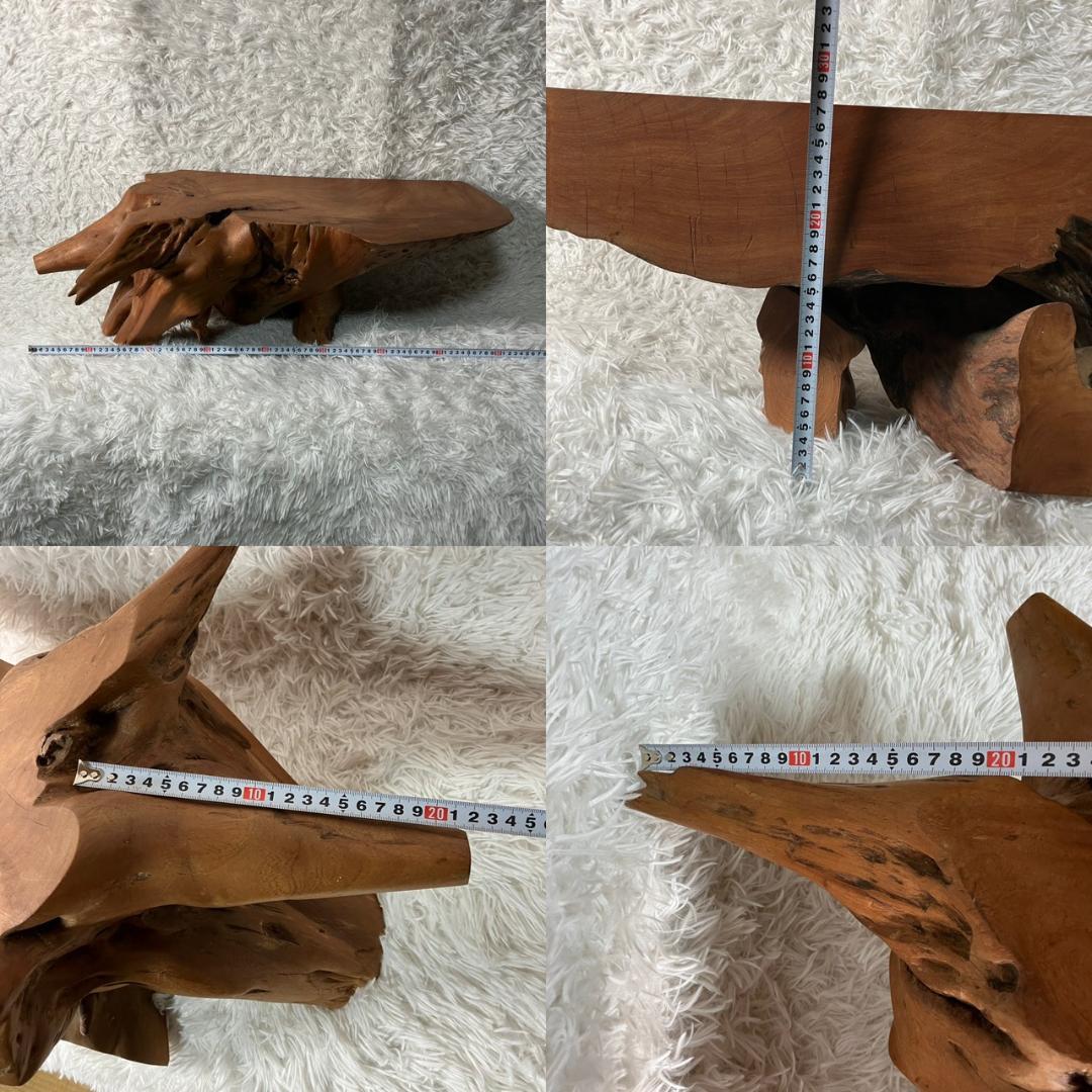 美品 天然木 一枚板 ローテーブル 流木 テーブル 無垢材 センターテーブル