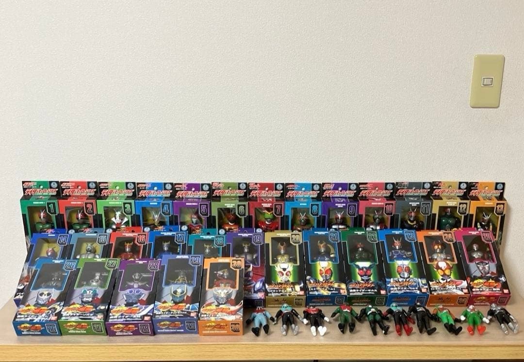 仮面ライダー ライダーヒーローシリーズ ソフビ 箱入り30体 箱無し10体