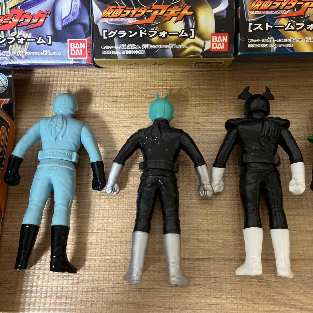 仮面ライダー ライダーヒーローシリーズ ソフビ 箱入り30体 箱無し10体