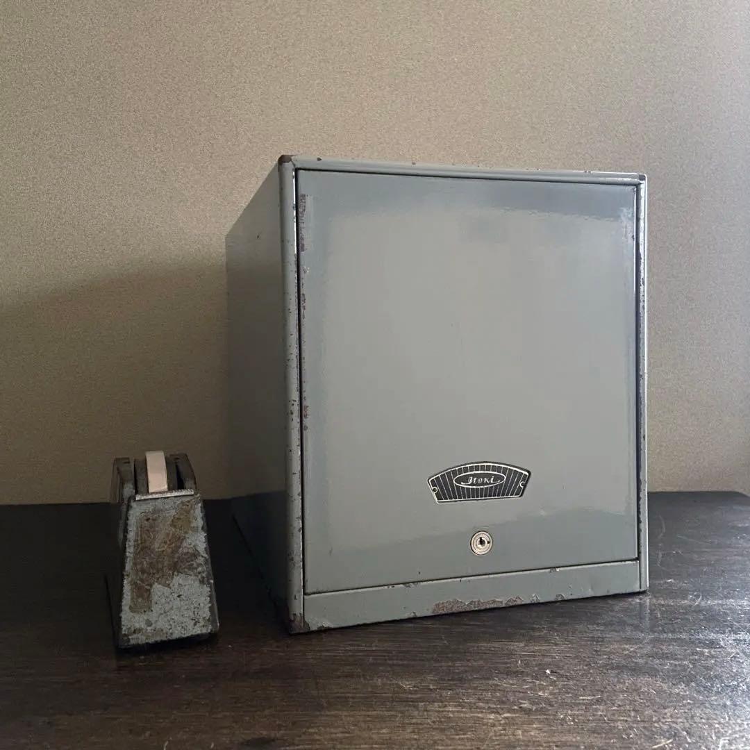 インダストリアル　スチールケース　書類ケース　ビンテージ