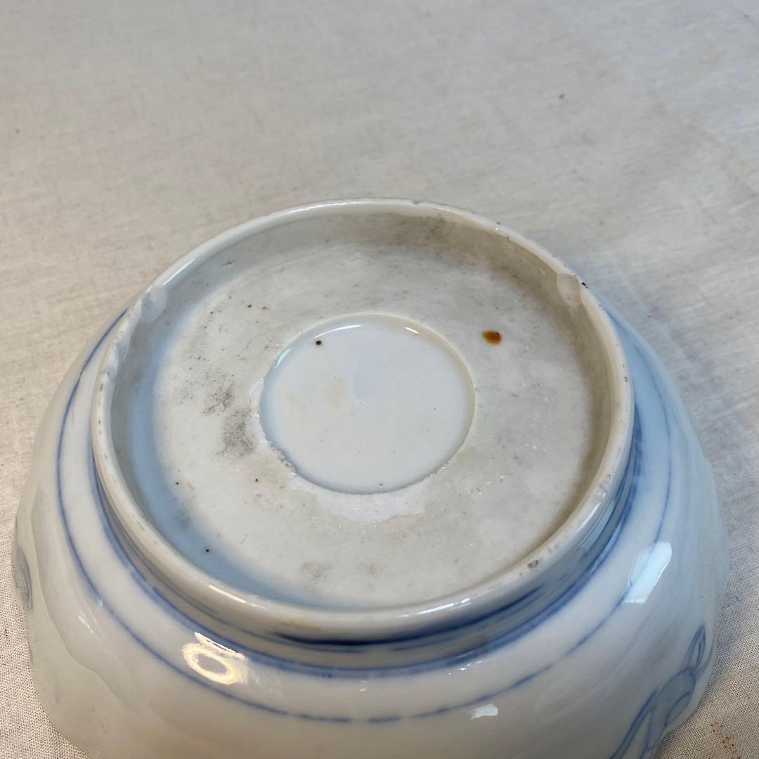 大聖寺伊万里　伊万里　古伊万里　なます皿　色絵　金襴手　松竹梅　花の図　2客