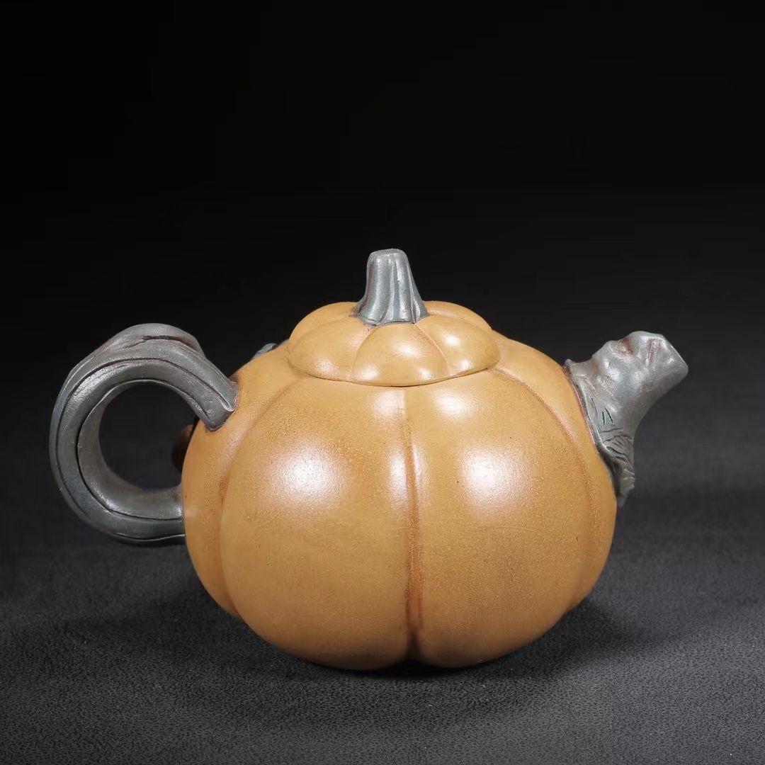 紫砂茶壷 中国宜興製  段泥  カボチャのポット