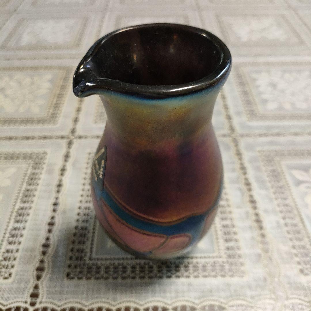 \"未使用\" フェニキアン・グラス ラスター彩『 花瓶』地中海マルタ1993年製