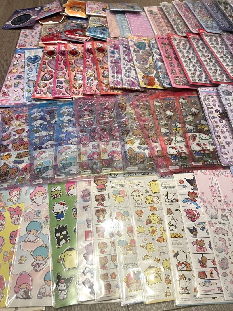 ボンボンドロップシール まとめ売り シール　100点