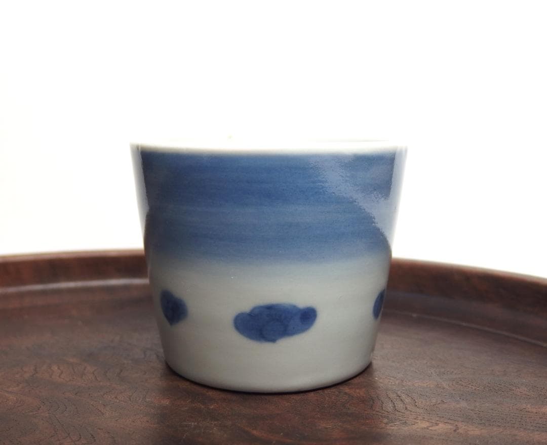 古伊万里染付梅花文蕎麦猪口/小ぶりサイズ