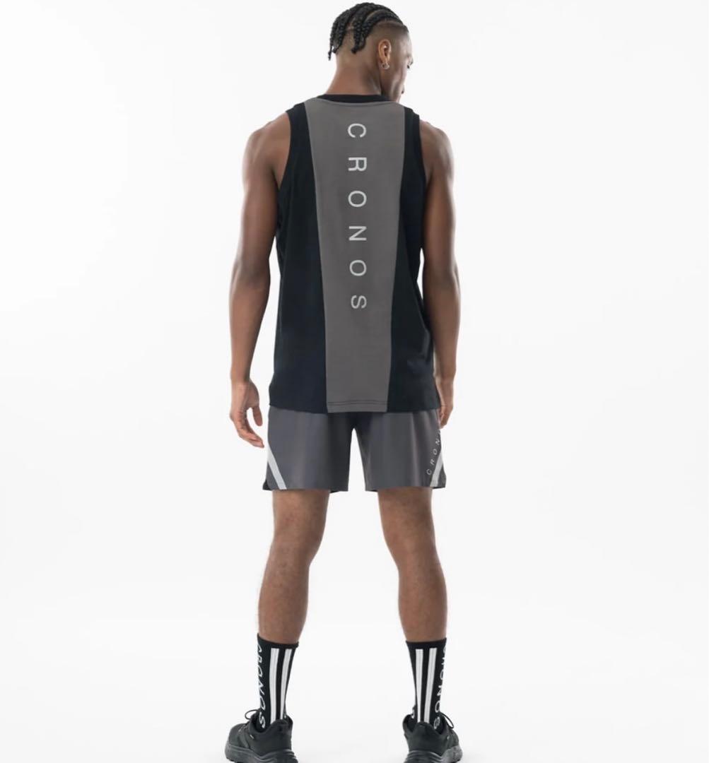 【新品即完】CRONOS REFLECT LINE SLEEVELESS S 黒