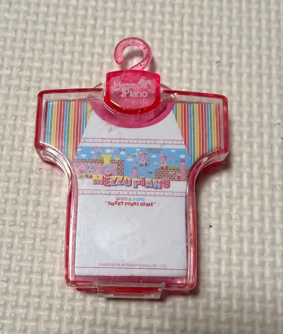 【レア】mezzo piano ケース付きTシャツ型メモ帳