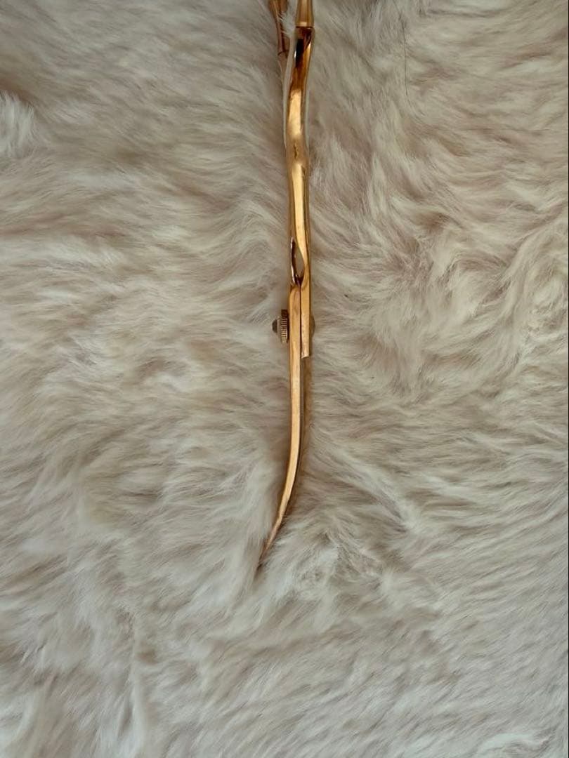 トリミング用 カーブシザー ギザ刃 6.5インチ [ブランド:シルバーライン]