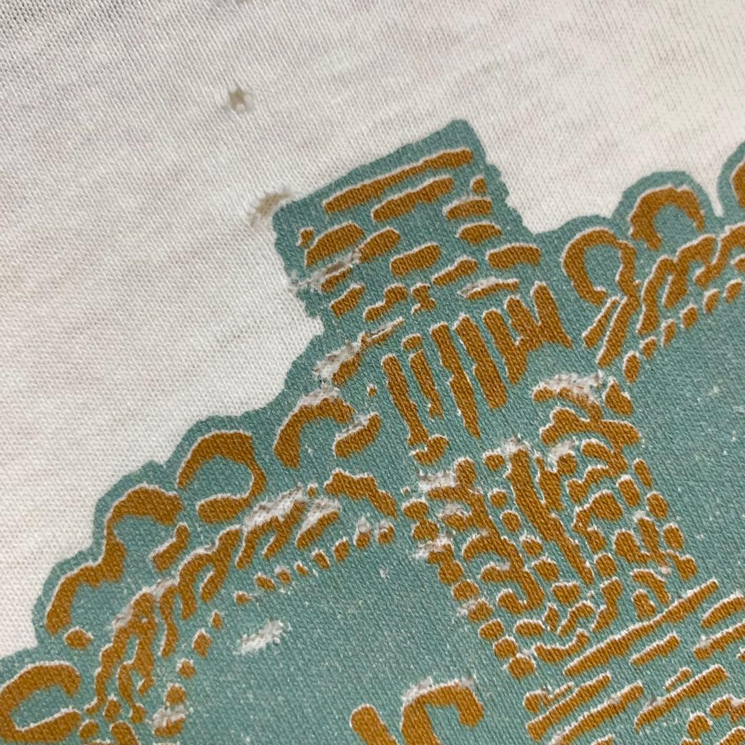 80s 前期 STUSSY USA製 黒タグ SS リンク エンブレム Tシャツ