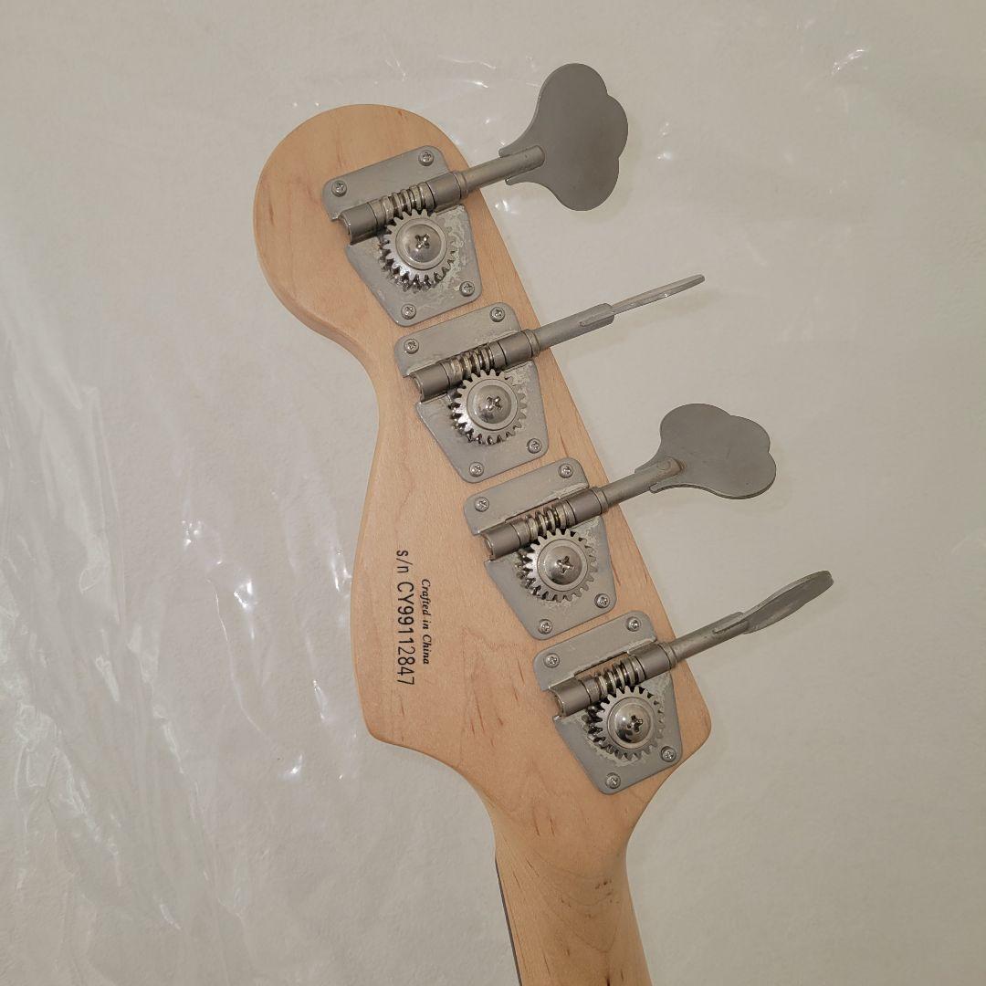 スクワイヤ　ジャズベース　サンバースト