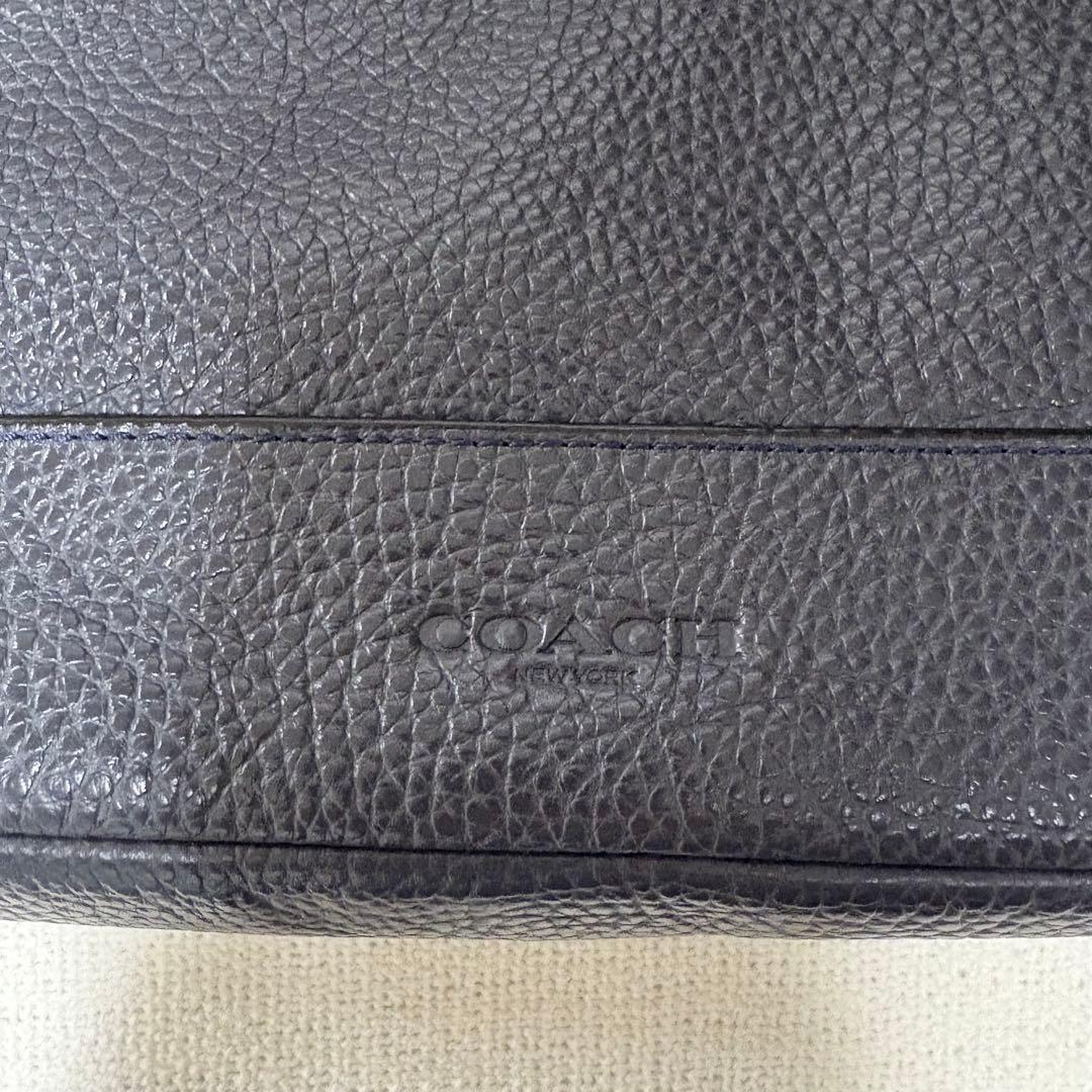 COACH F11319 ハミルトン ペブルドレザー ビジネスバッグ GRY