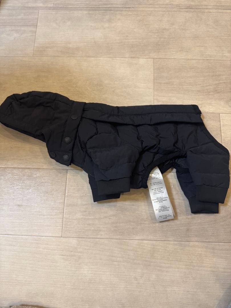  peak 犬用ダウンコート Sサイズ ブラック