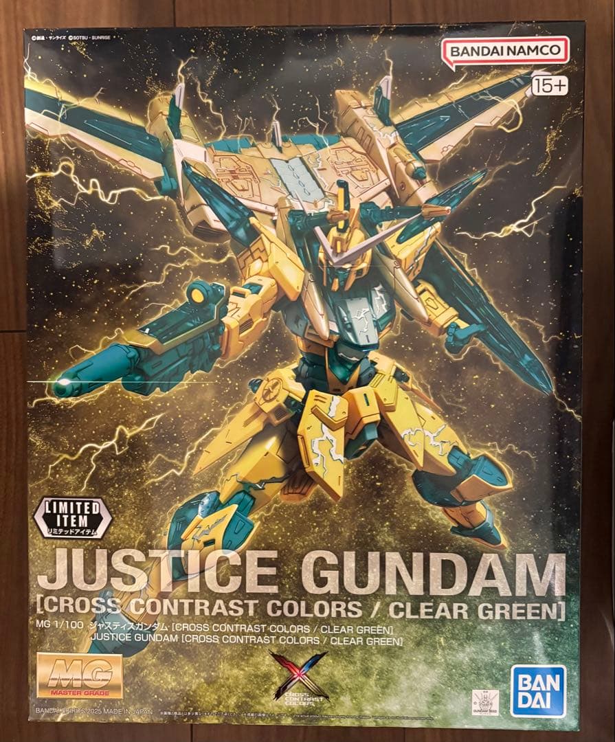 超美品　MGジャスティスガンダム [クロスコントラストカラー]