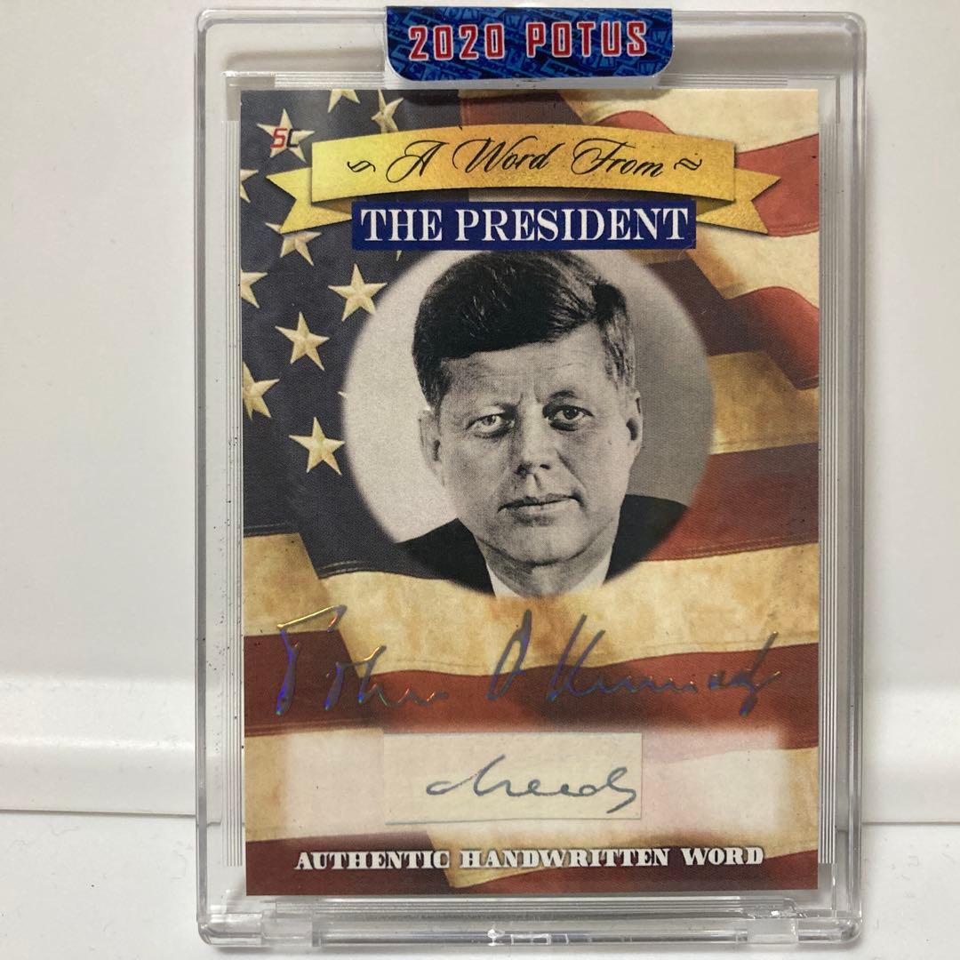 ジョン・F・ケネディ 直筆文字 2020 Potus アメリカ大統領