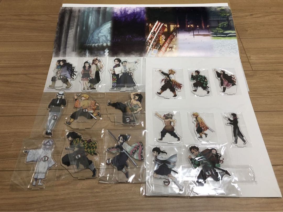 鬼滅の刃 DVD Blu-ray ufotable アクリルスタンド 台紙