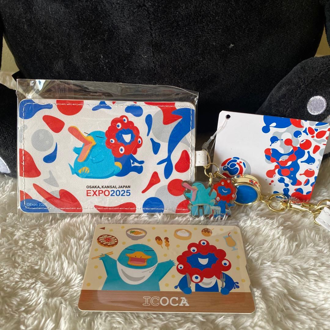 y*i様 大阪関西万博限定・ICOCAカード・パスケースセット　ミャクミャクイコ