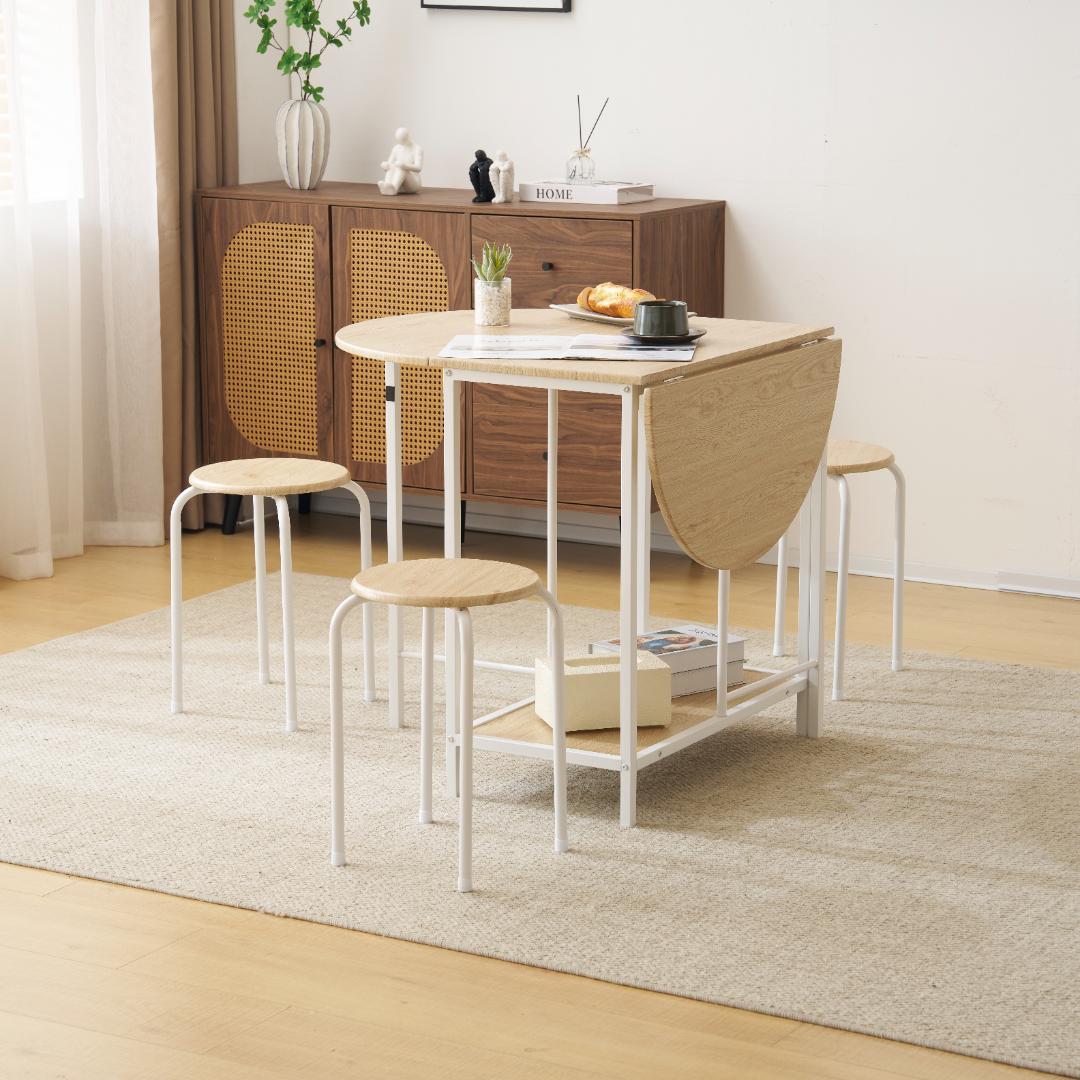 赤字価格4人用ダイニング 5点セット ダイニングテーブル　オシャレNATURAL