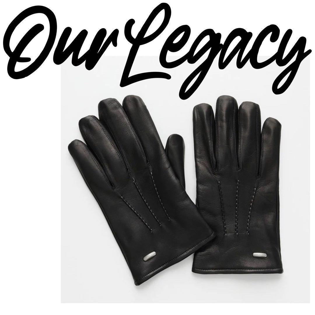 【定価4.3万】OURLEGACY HIS GLOVES グローブ ブラック S
