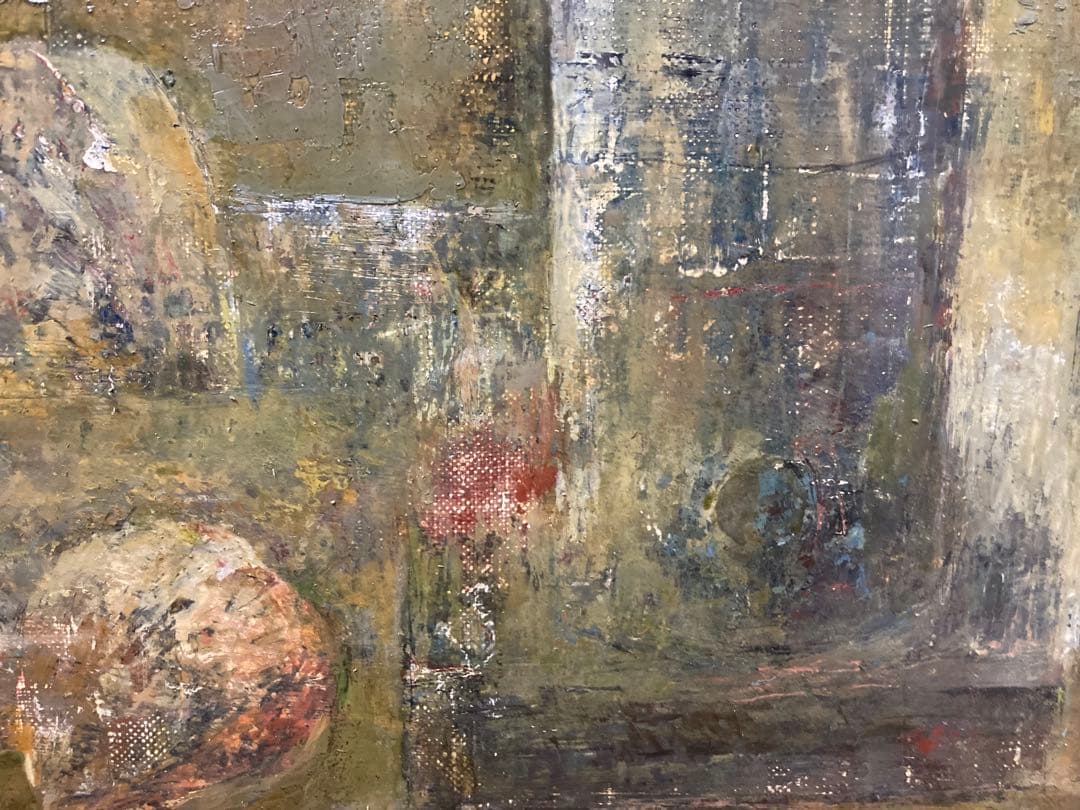 油彩 油絵 静物画 【鶴身幸男】 『美術年鑑』掲載 日動画廊取扱作家　 F6号