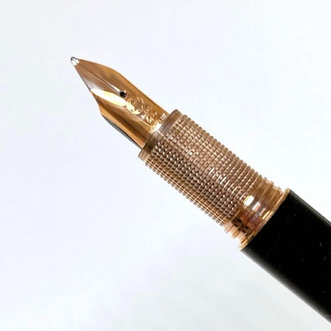 新品未使用 モンブラン 万年筆 スターウォーカー レッドゴールド インク付