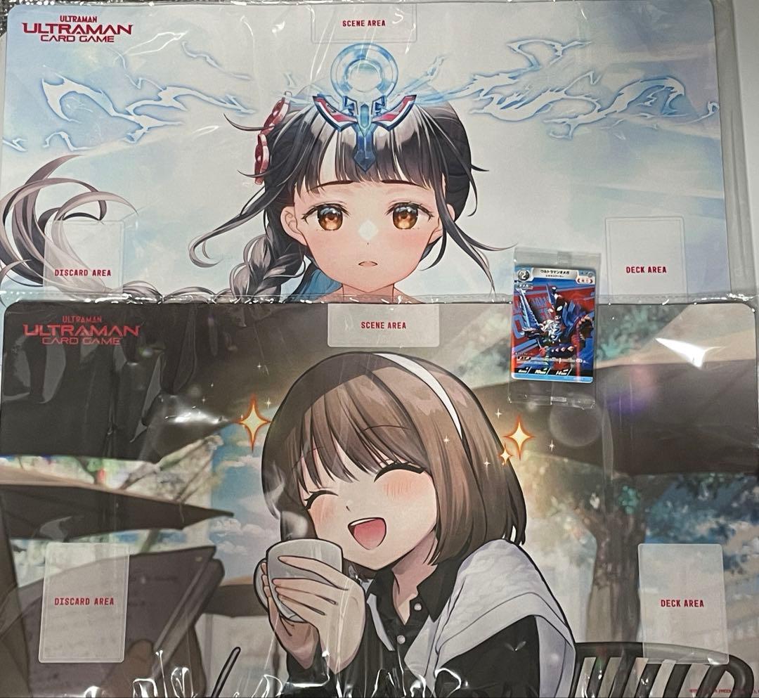 【未開封】ウルトラマンカードゲーム 限定プレイマット2種