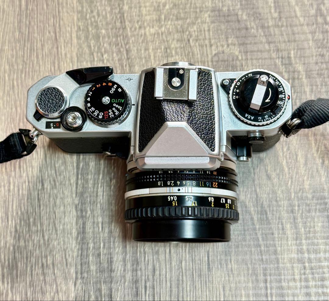 Nikon FE シルバー NIKKOR 50mm F1.8 レンズ