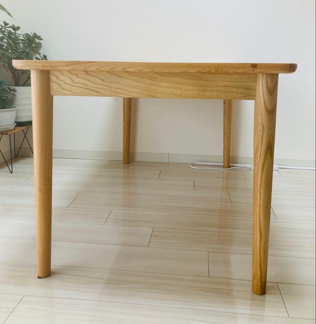 Re:seno ナチュラルウッド(アッシュ材）ダイニングテーブル 4人用