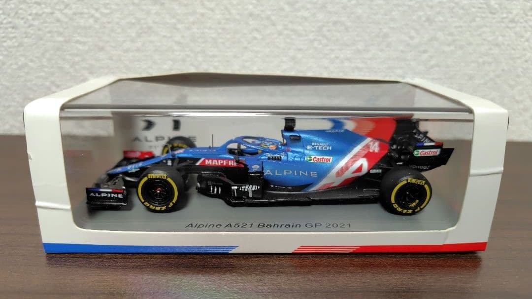 ミニカー 1/43 アルピーヌ F1 A521 フェルナンド・アロンソ