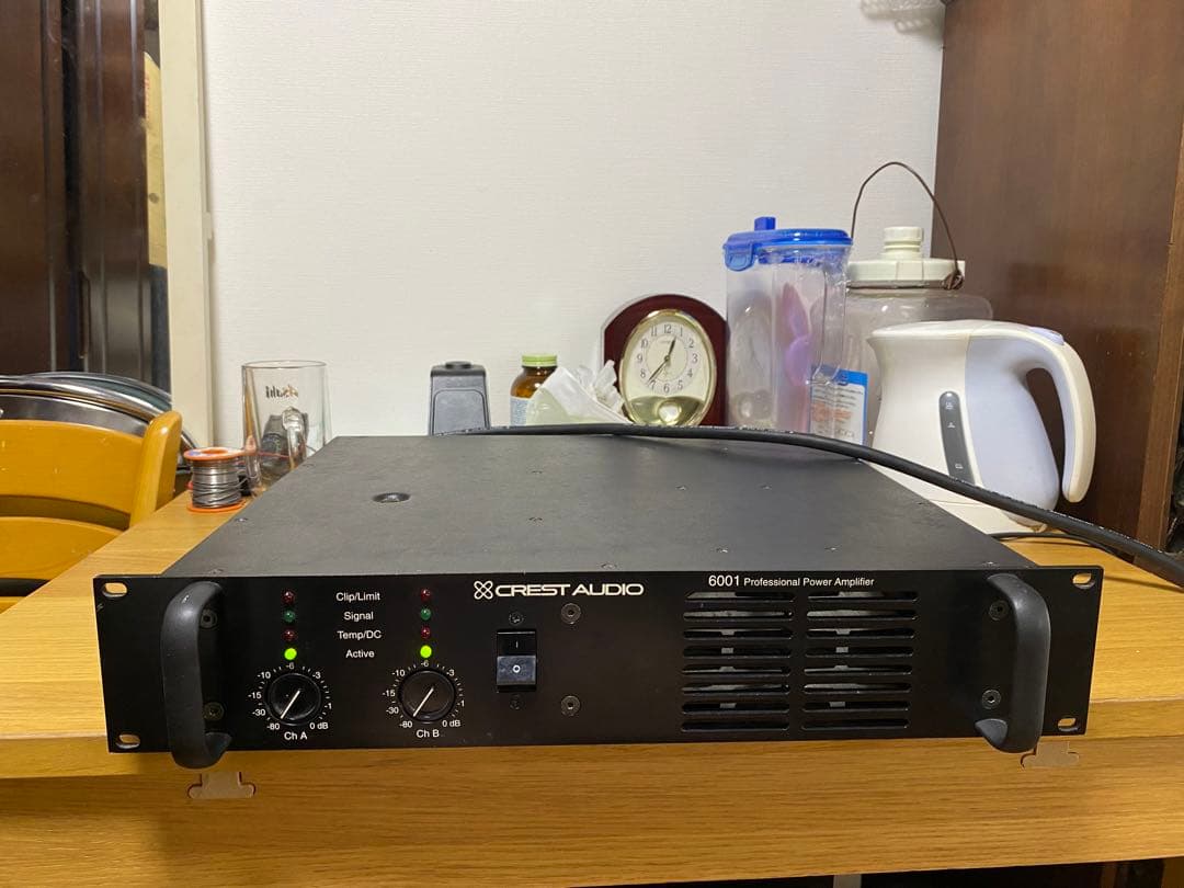 アンプ CREST AUDIO 6001 POWER AMPLIFIER 720W/CH