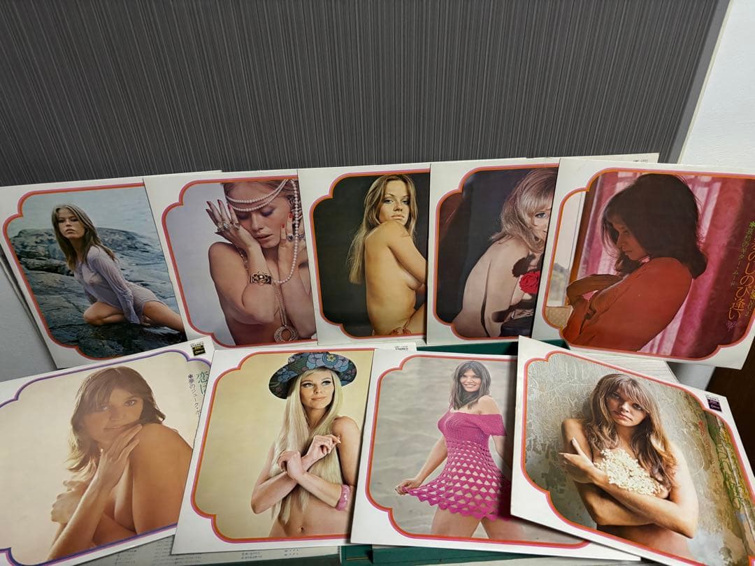 【希少】昭和レトロ豪華盤「夜霧のしのび逢い」ムード音楽100選 エロジャケ多数