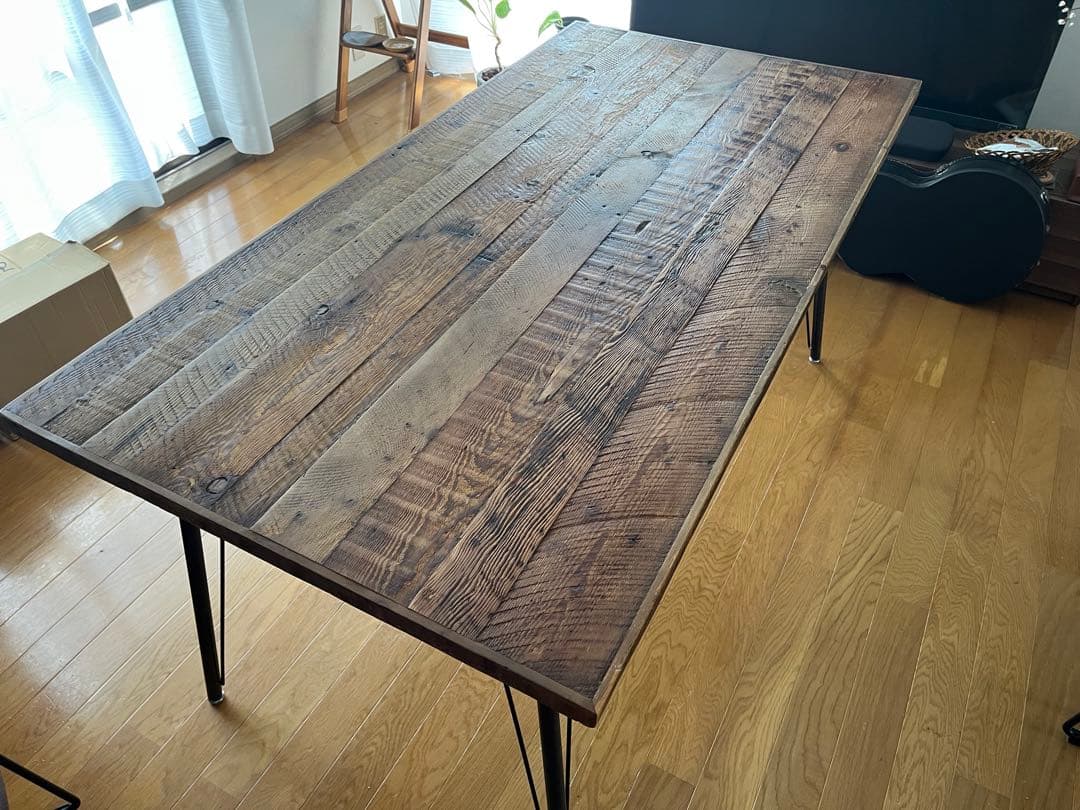 木製 古材 ダイニングテーブル 4人掛け