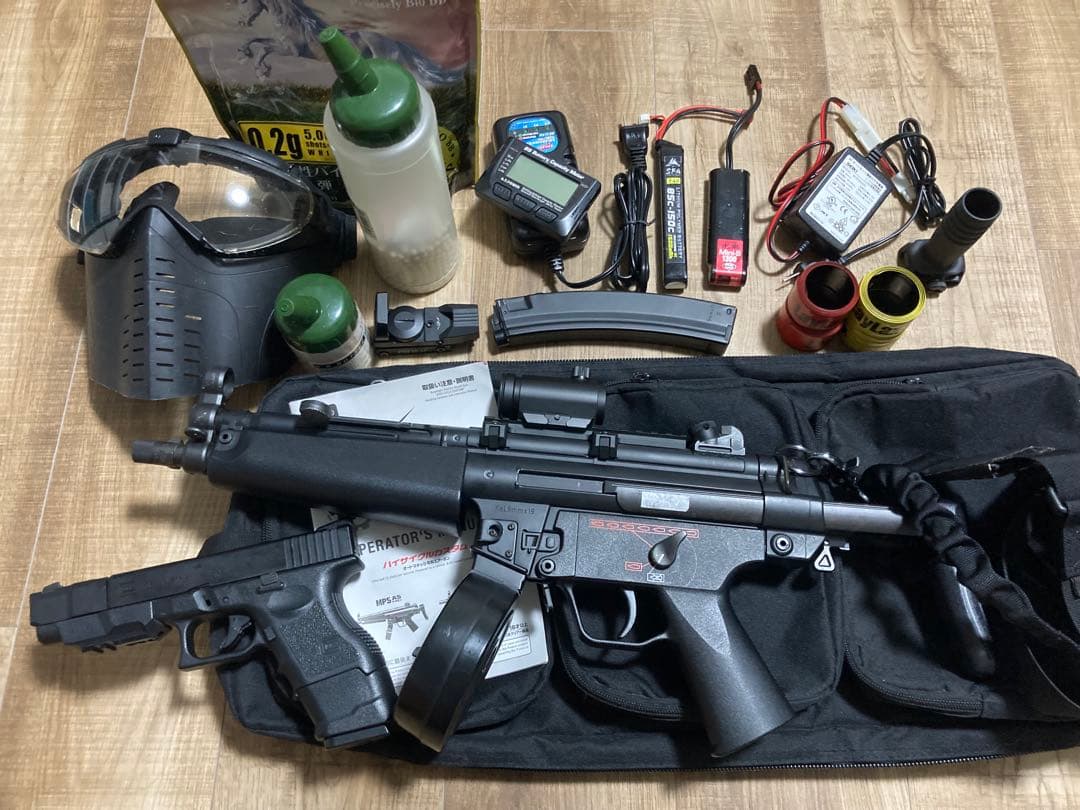 TOKYO MARUI HIGH CYCLE MP5 A5 HC サバゲーセット