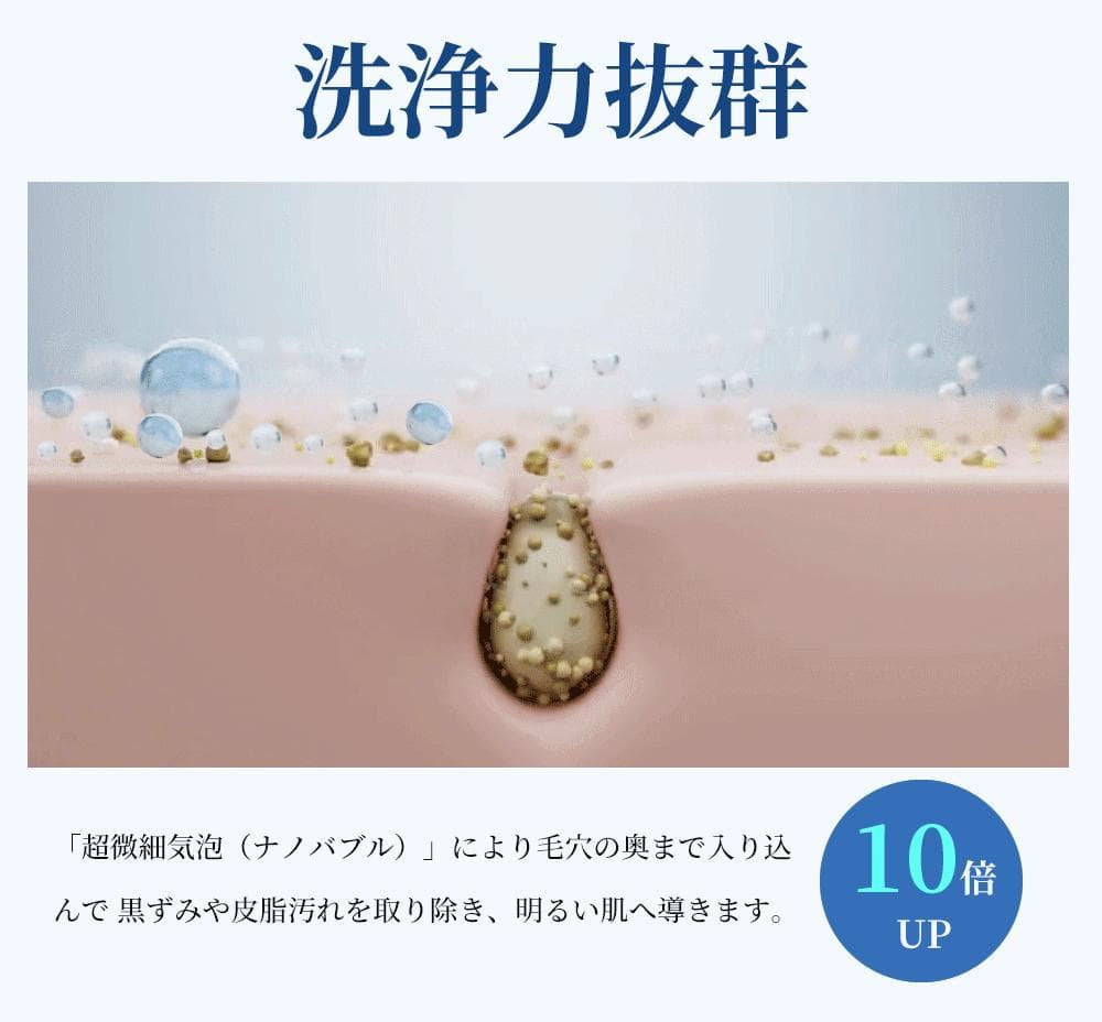 シャワーヘッド ミスト マイクロナノバブル 節水 シャワー 6段階モード