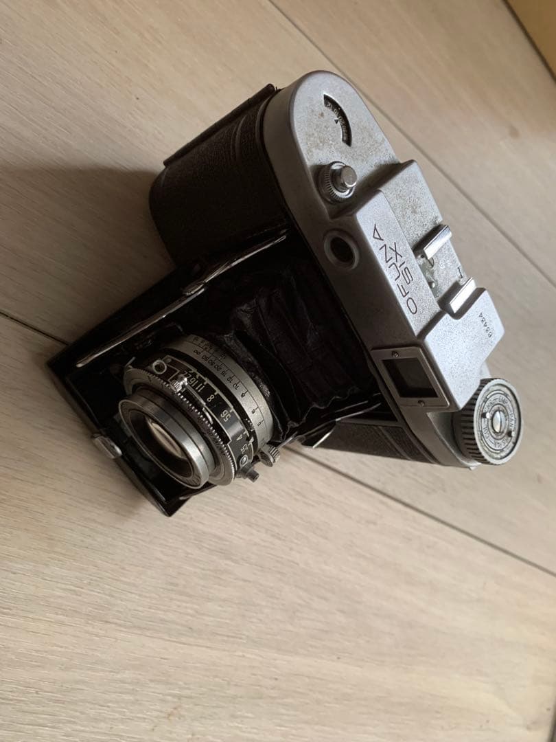 Ofuna six フィルムカメラ レザーケース付き 蛇腹カメラ
