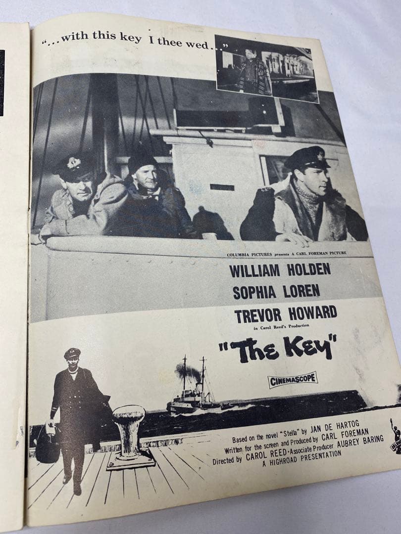 ★鍵The Key★映画パンフ＆チラシ★レア物★ミラノ座★67年保存