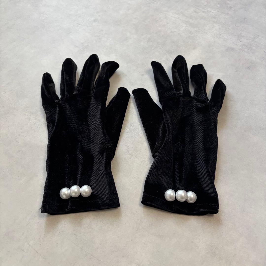 ブラックウェディングドレス•小物セット