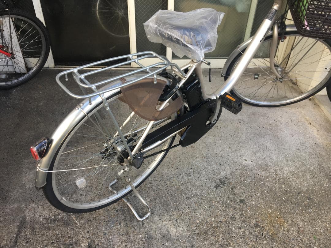 地域限定送料無料　ビビ　L　12AH　軽量モデル　シルバー　神戸市　電動自転車