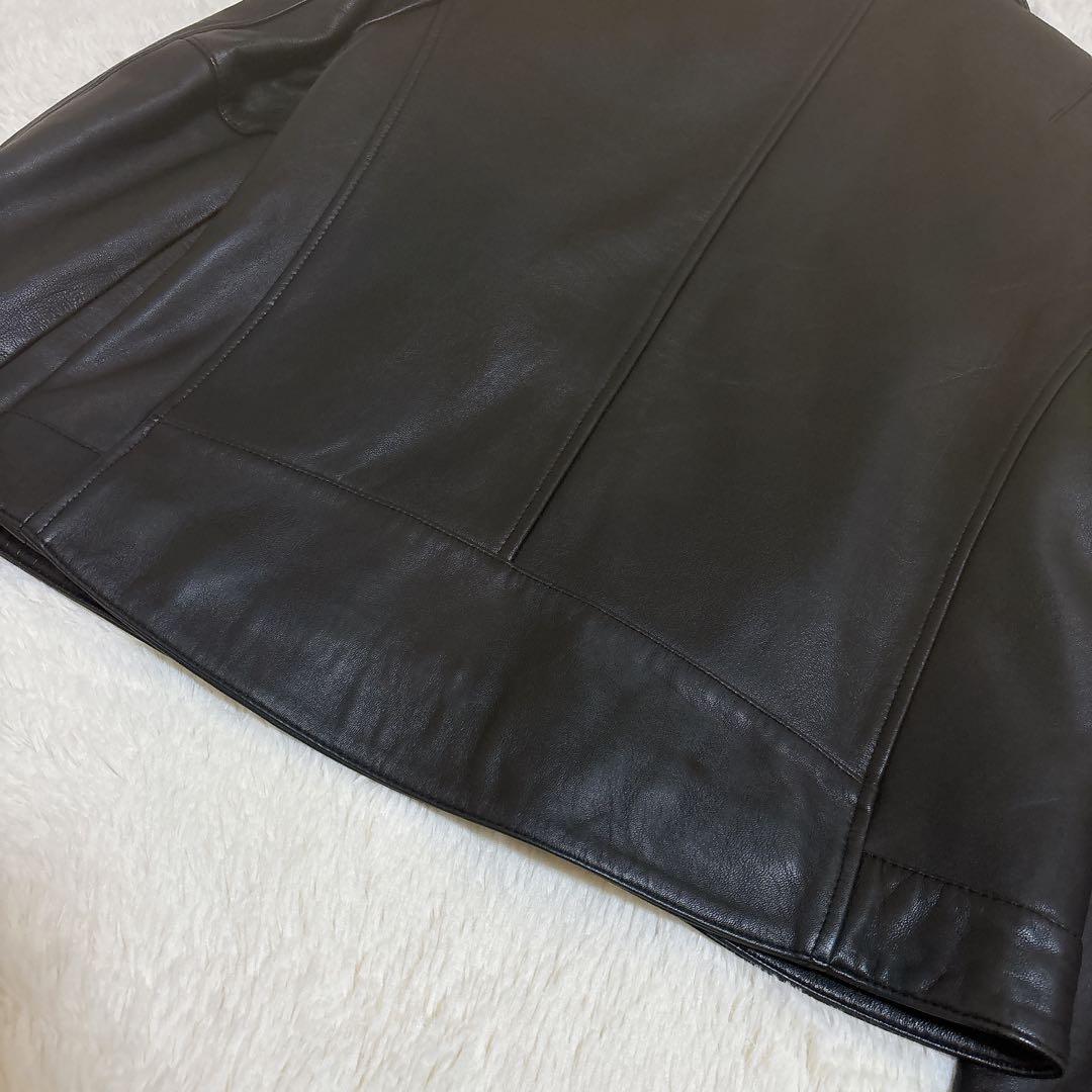 極美品☆ジャーナルスタンダード シープスキン レザー ライダース 革ジャン