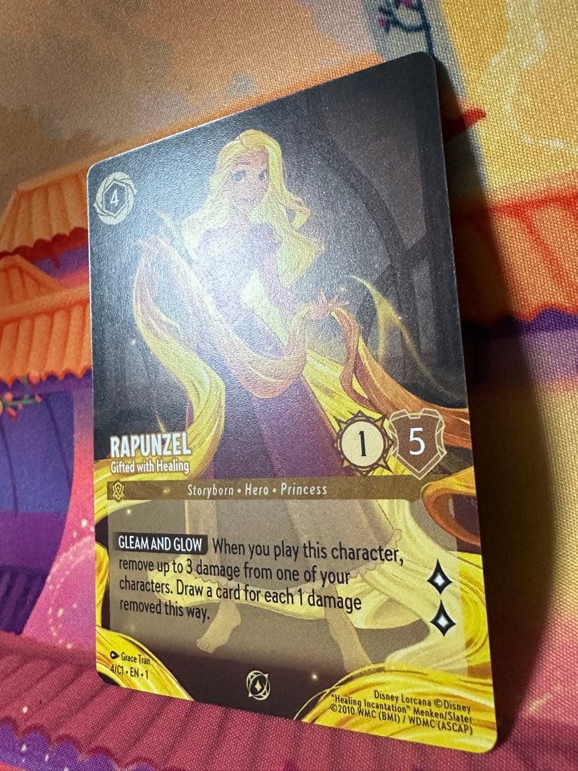 ラプンツェル　ロルカナ　Lorcana 大会限定　プロモ　英語版　入賞者