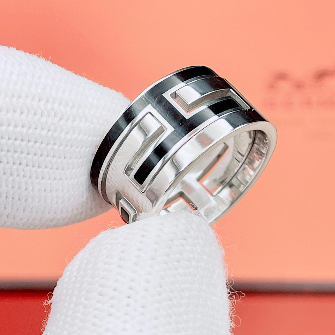 ◇エルメス◇ 新品仕上済 ムーヴ ムーブアッシュ リング 9号 925 7.1g