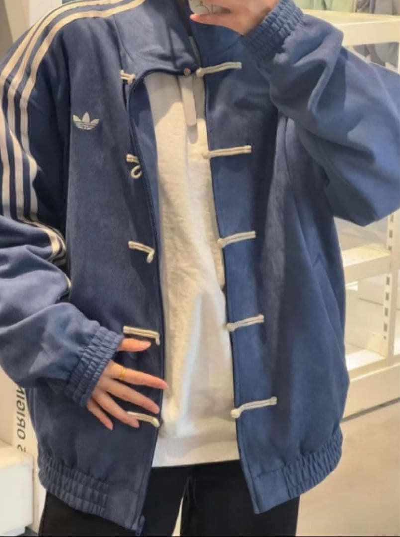 adidasアディダス 中国限定 蛇年トラックジャケット ネイビー