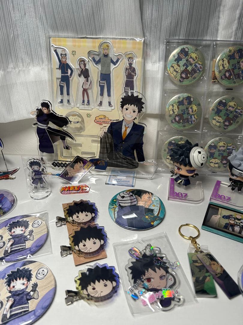 NARUTO ナルト　NARUTO展　うちはオビト　トビ　うちはマダラ　缶バッジ