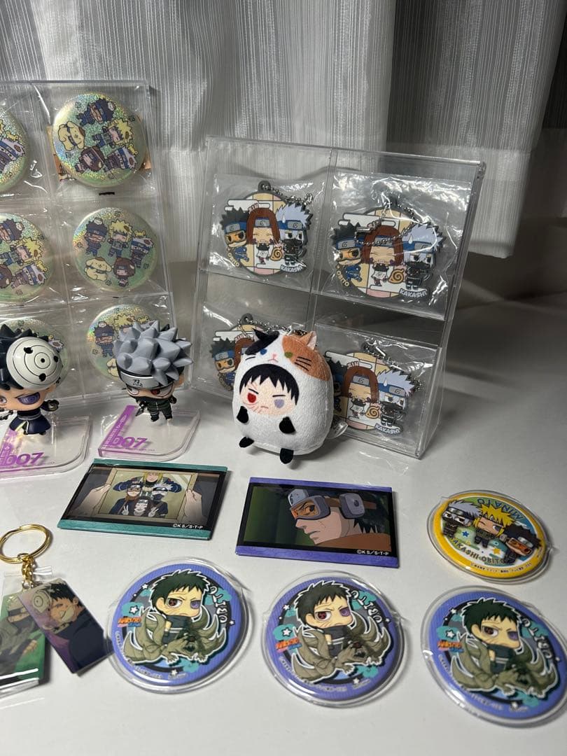 NARUTO ナルト　NARUTO展　うちはオビト　トビ　うちはマダラ　缶バッジ